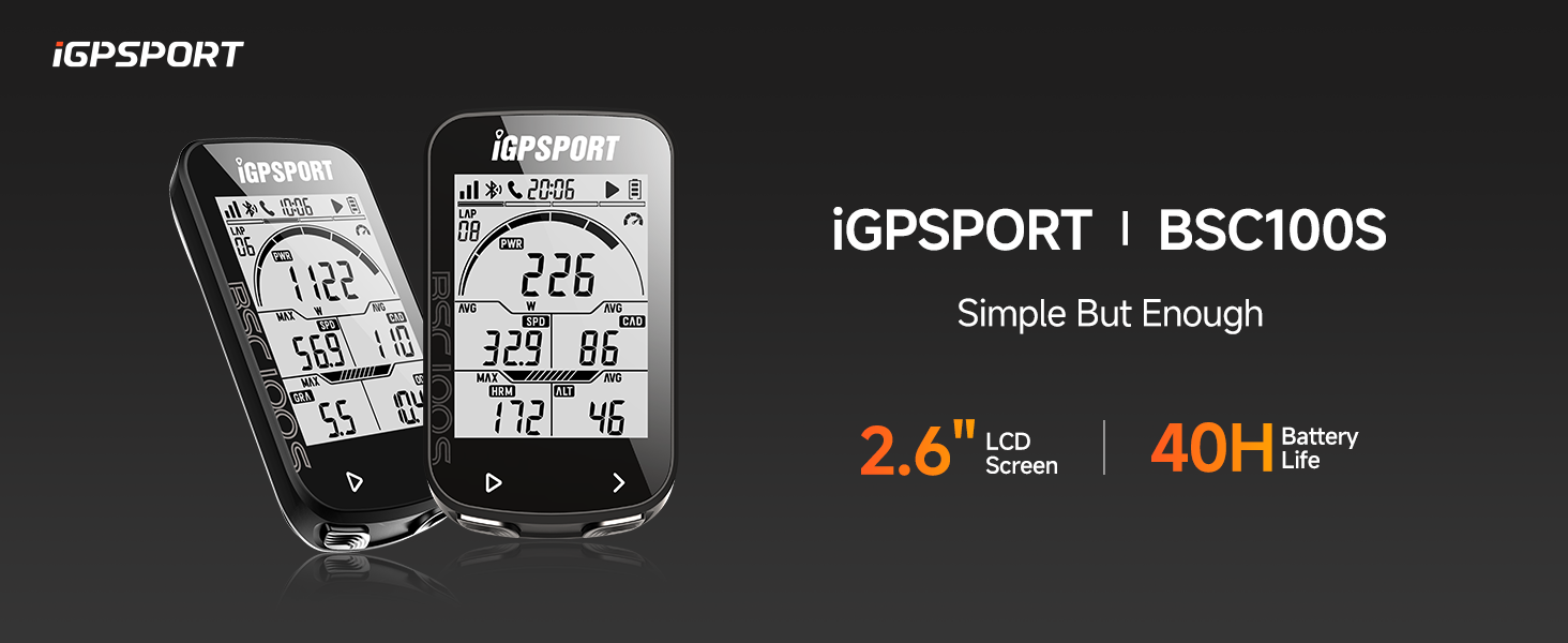Amazon.com : iGPSPORT BSC100S GPS Bike Computer Wireless