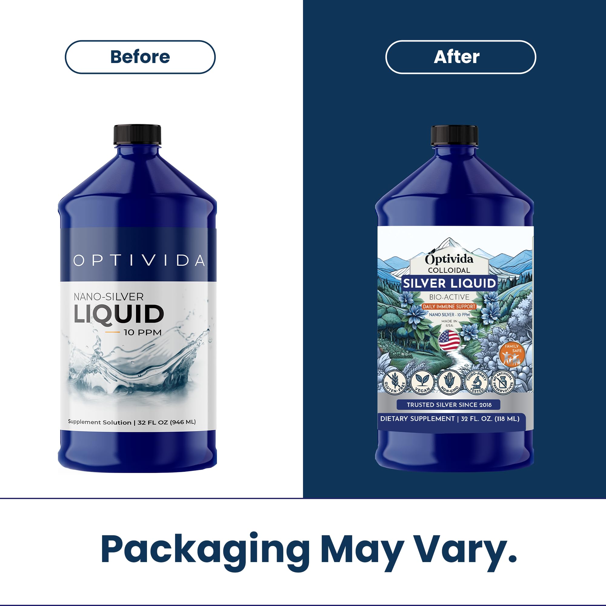 Colloidal Silver Liquid 10 PPM, Nano Silver Hydrosol Liquid Water - 32 oz — Amazon image 2