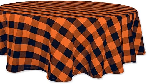 Miniatura 25 de Colección DII Buffalo Check, mantel clásico de granja, 60 x 120, rojo y negro