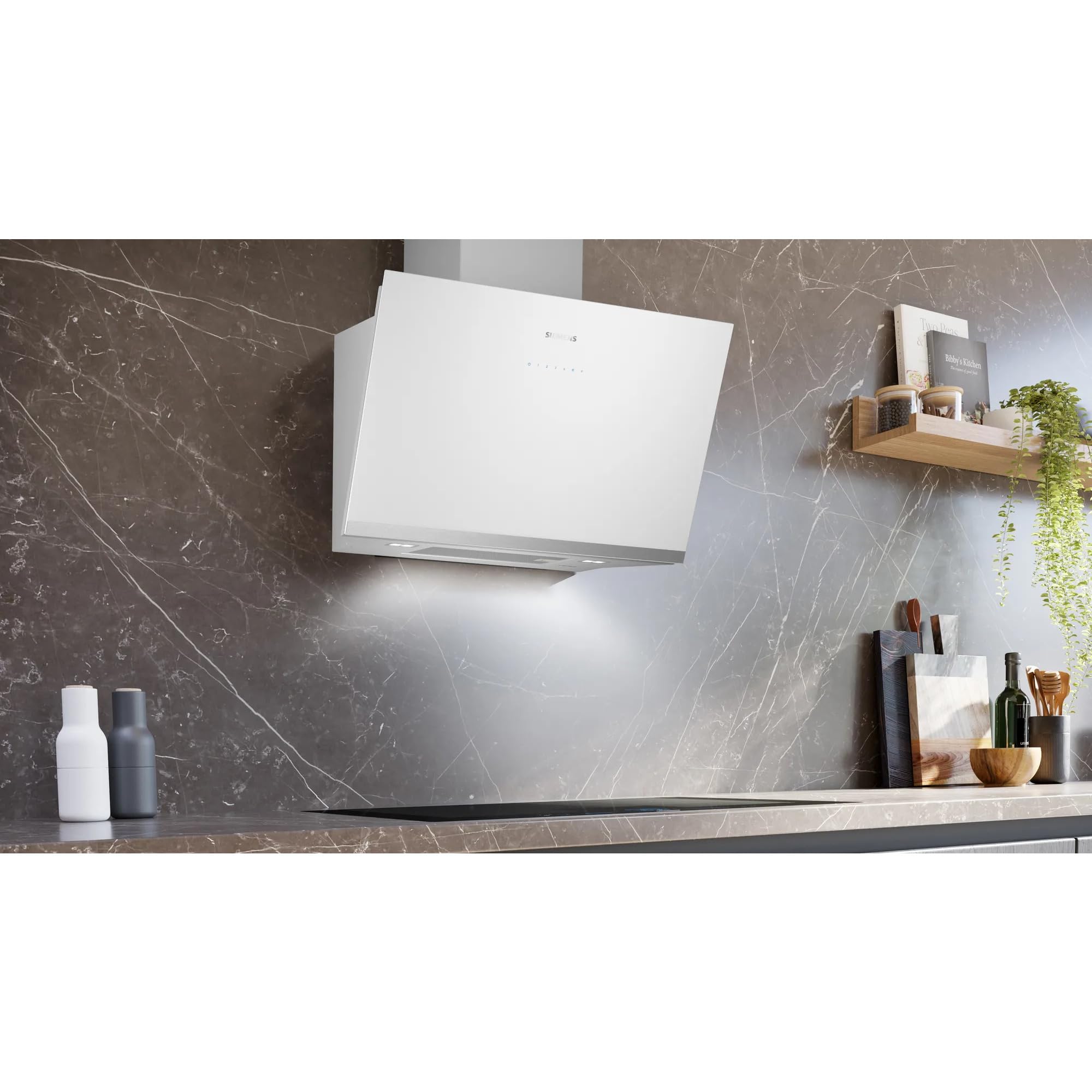 SIEMENS Hotte decorative murale LC81KAN20, IQ500, 80 cm, 915 m3/h, 4 vitesses