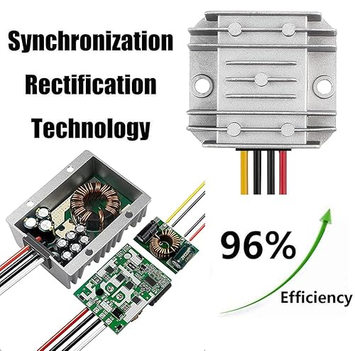 Miniatura 2 de Convertidor CC de 24 V a 12 V 10 A, regulador de voltaje, reductor reductor reductor, regulador de 12 V, transformador de módulo impermeable para