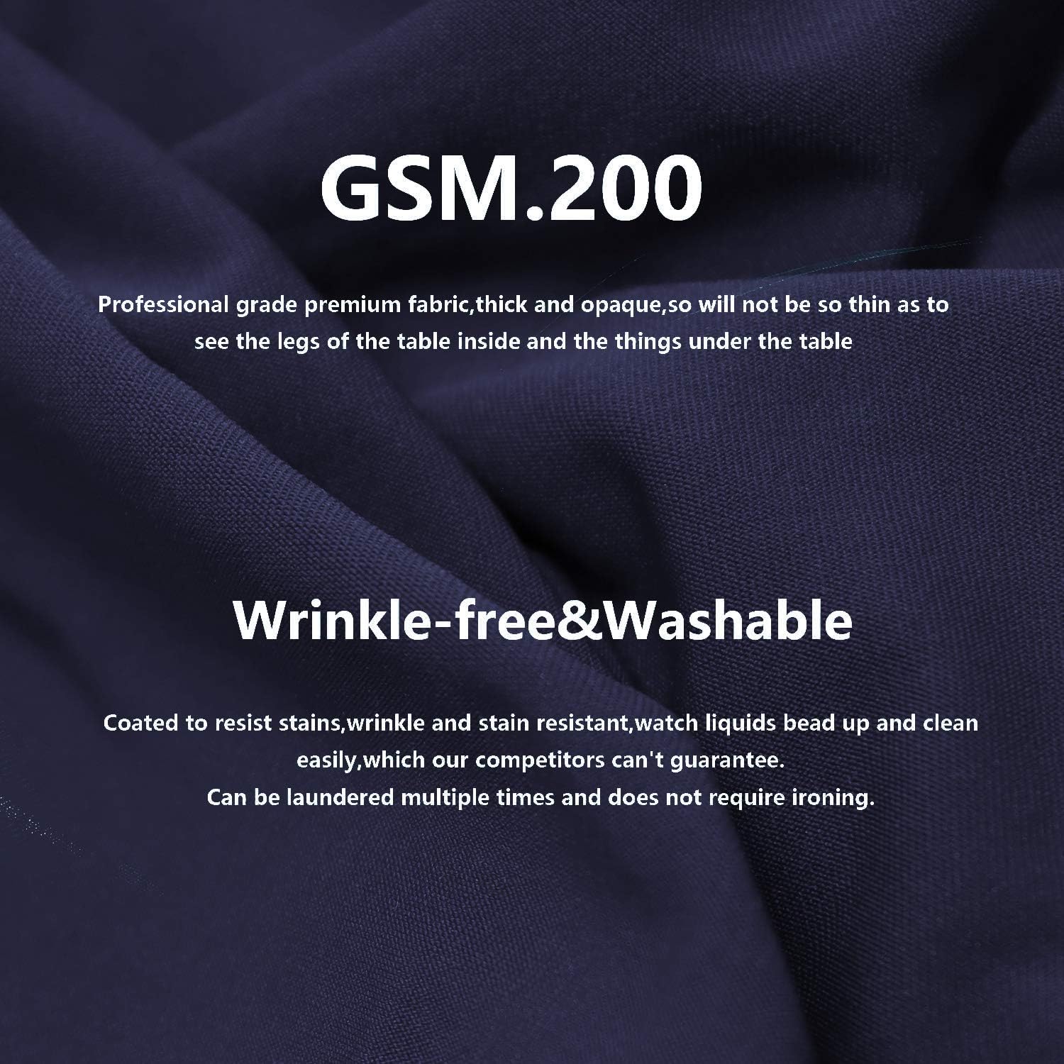 60% оƒƒ Dіѕсоunt RELIANCER 1 Pack 4FT Rectangular Spandex Table Cover Four-Way Tight Fitted Stretch Tablecloth Table Cloth for Outdoor Party DJ Tradeshow Banquet Vendor Wedding Celebration (1PC 4FT, Navy Blue)