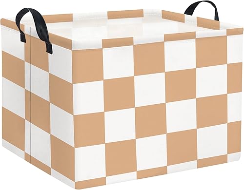 Miniatura 34 de Cesta rectangular de almacenamiento para niños con asas para el hogar, cocina, niños y niñas, lindo contenedor organizador de almacenamiento de