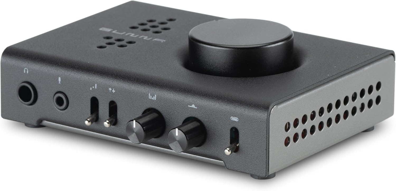 Schiit Gunnr Mission-Critical Gaming Headphone Amplifier with Mic Input and Soundstage Control