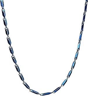 Fashion Frill Men's Double Coated Popular Stainless Steel Silver Chain For Men Boys Girls Stylish Necklaces Silver Chain Anniversary Love Gift For Husband Unisex Chains 22 Inches