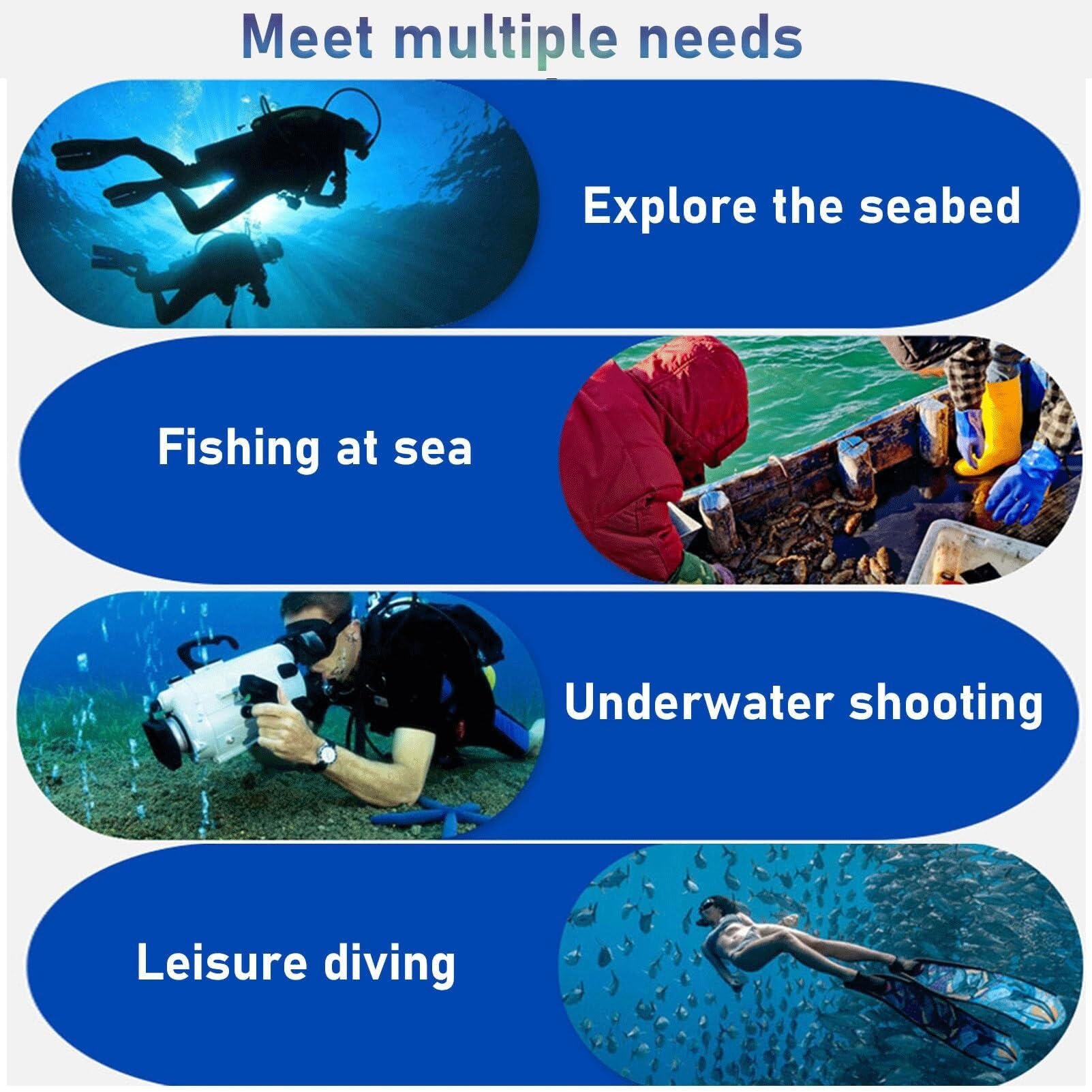WYWY Sistema de buceo recargable de 3/5.5 horas con manguera de 10 m y regulador de respiración de buceo, máquina de buceo desmontable, para buceo recreativo y pesca (amarillo, D3000)