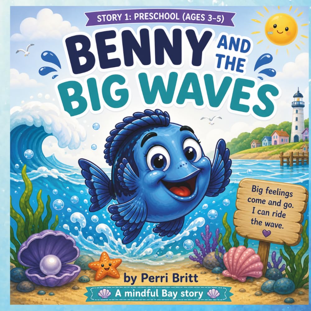 Benny and the Big Waves:: A Children’s Book About Self-Regulation, Big Feelings, and Calming Strategies (Mindful Bay Series)