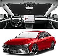 Vista 59 de Parasol de parabrisas de ajuste personalizado para Nissan Titan 2017-2024, bloquea los rayos UV y el calor, parasol de ventana delantera, fácil