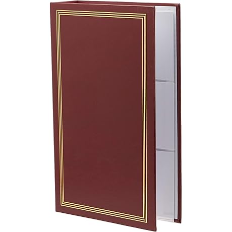 Red 3-Ring Photo Album for Seamless 4x6 Photo Storage