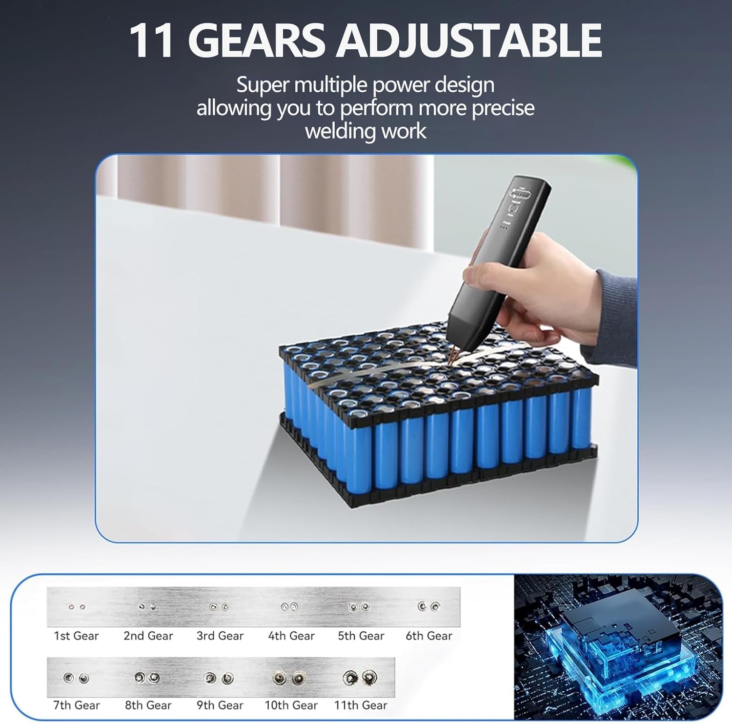 Adjustable Power for Precise Spot Welding