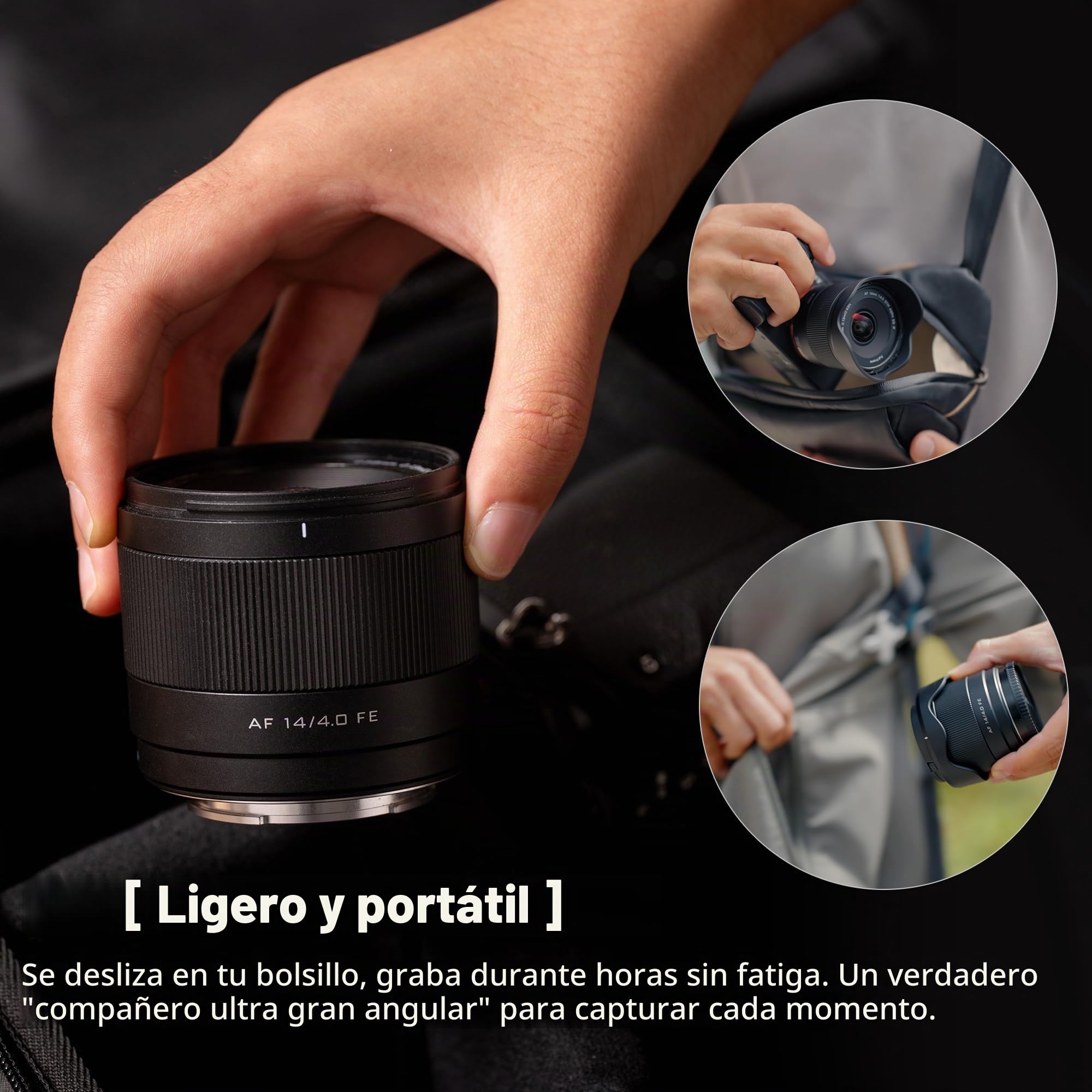 VILTROX AF 14mm F4.0 Lente para enfoque automático completo Ultra gran angular de enfoque focal fijo (para Sony FE)
