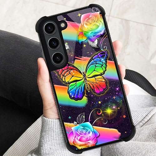 Miniatura 143 de Funda para Samsung Galaxy S23 Plus, protección de grado militar, esquinas a prueba de golpes, funda antiarañazos para Samsung Galaxy S23 Plus, flor