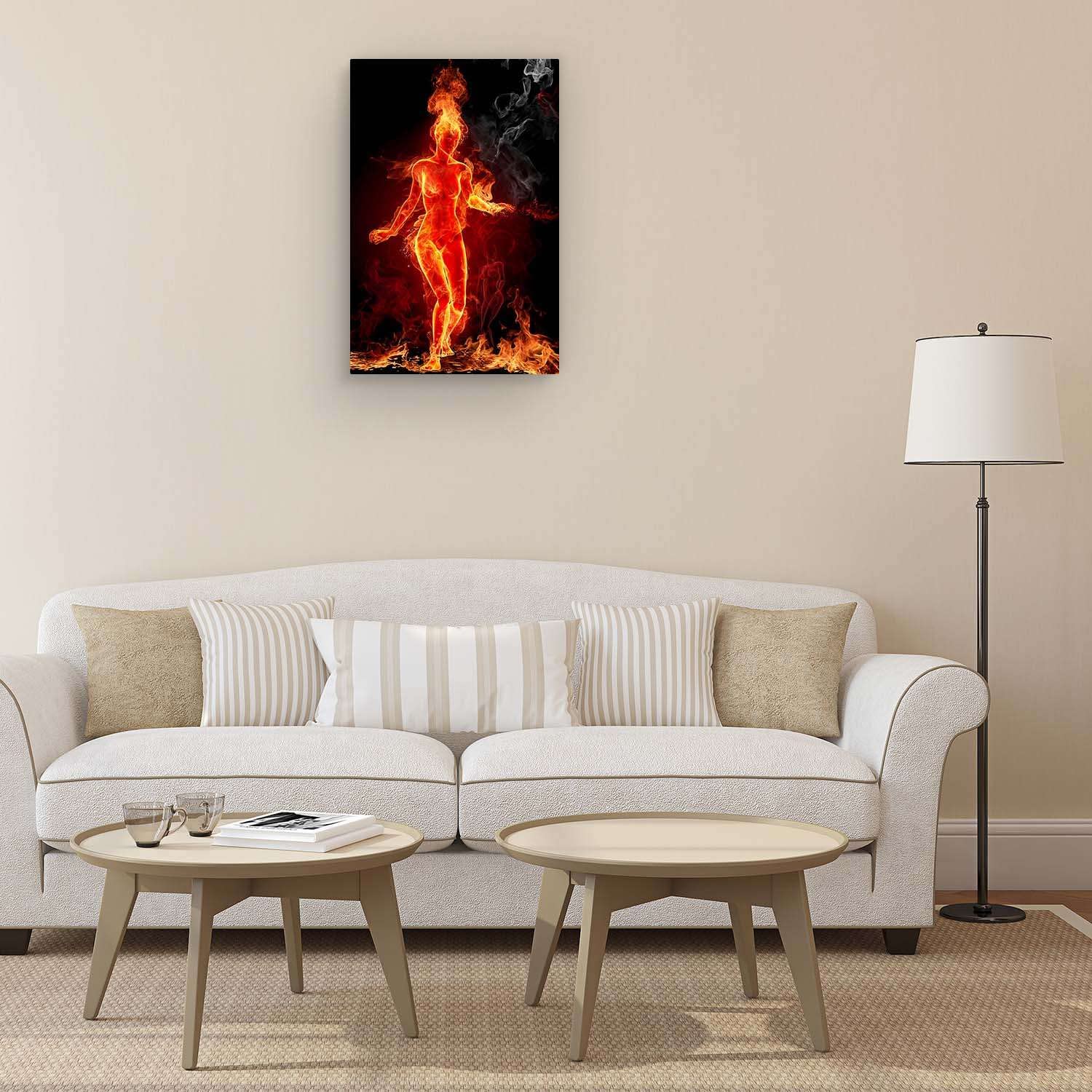 Startonight Quadro su Tela Baci nell'Eternità, Pittura Multicolore - Grandi Quadri Moderni Astratti - Stampe Grande per Soggiorno Stampe Incorniciate 80x120 cm, Decorazione Parete, Idea Regalo