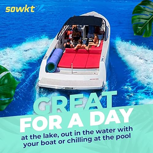 Miniatura 6 de SOWKT Lily Pad - Tapete flotante de agua prémium para el lago y la navegación, almohadilla de agua flotante gigante para lagos  Lilly Pad Muelle de