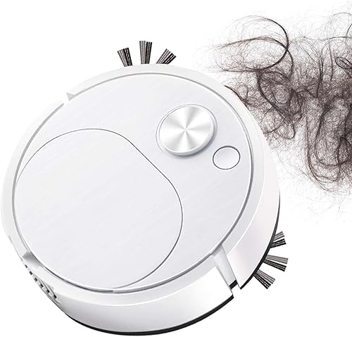 Miniatura 8 de CENRF Robot aspirador, máquina automática de limpieza de suelos ABS, robot de trapeador de carga automática duradero, robot limpiador de pisos con