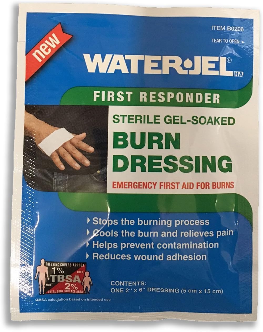 Waterjel Burn Dressing (2" x 6")