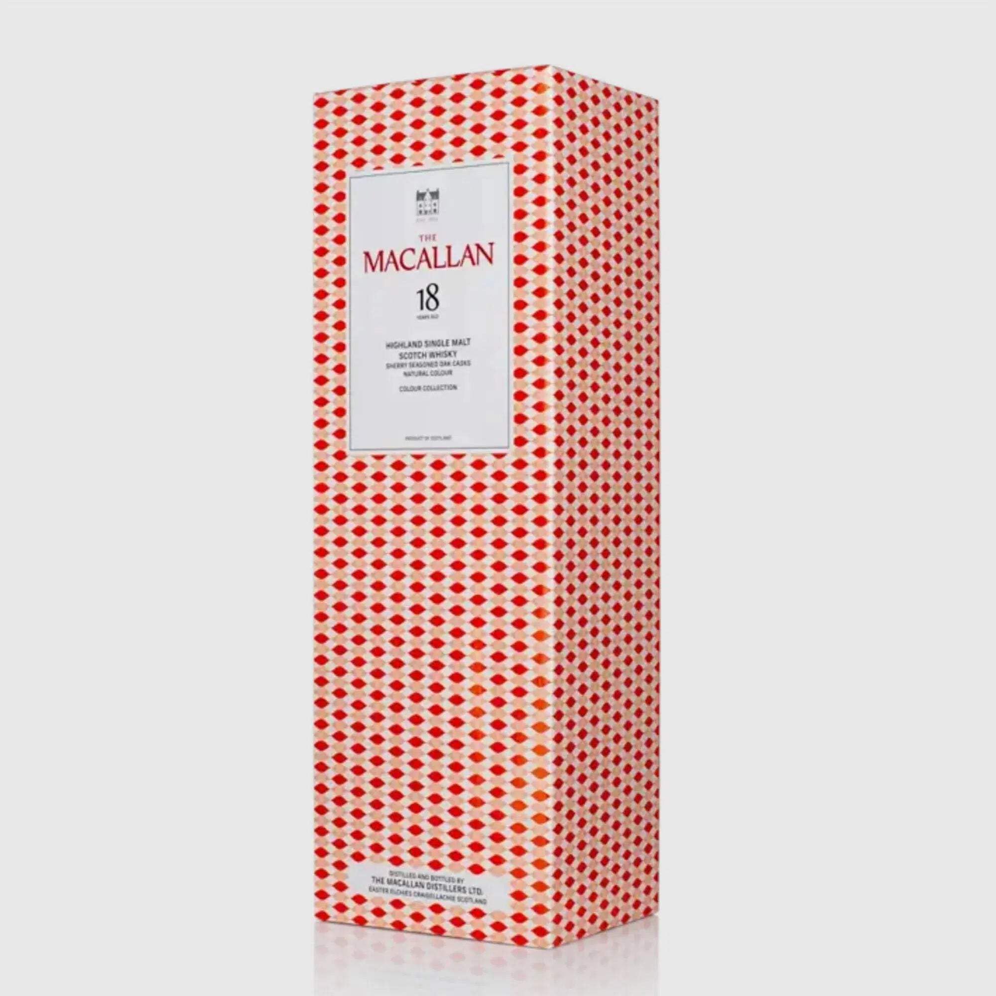 MACALLAN 18年 シングルモルトウイスキー　カラーコレクション The Macallan Colour Collection 18 Years Old 700ml