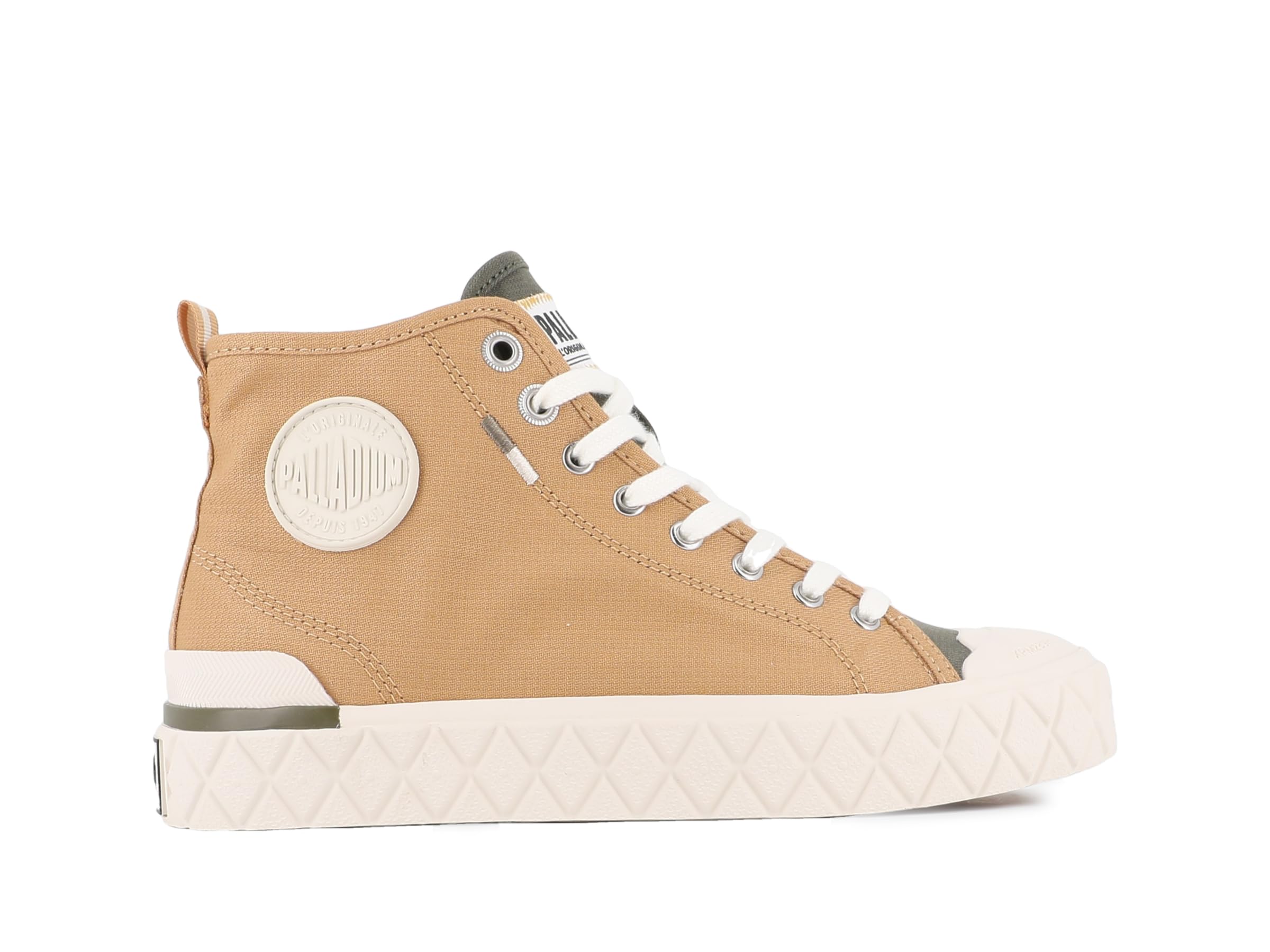 Palladium Mixed Palla ACE Chukka ORG Basket, Beige, 12 UK, Beige, 12.5 UK