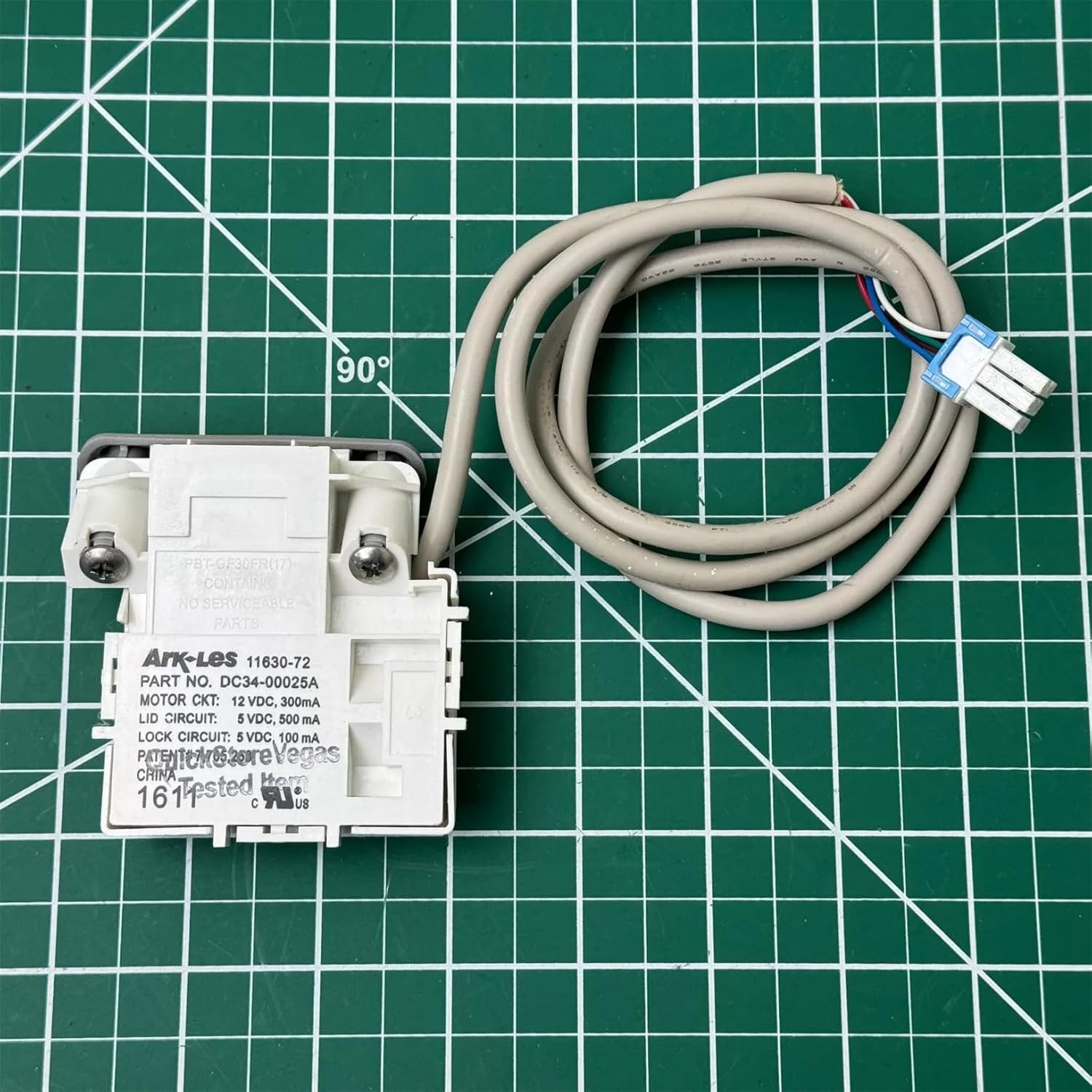 てよ　1206045 Amazon.com: jioovziy OEM Washer Door Lock DC34-00025A White