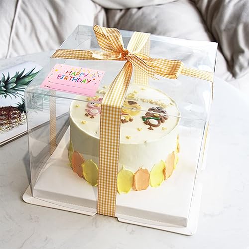 Miniatura 4 de Anwyll Calcomanías de nombre de feliz cumpleaños, 100 unidades, 3 x 2 pulgadas, autoadhesivas, regalo de cumpleaños, para fiestas, envoltura de