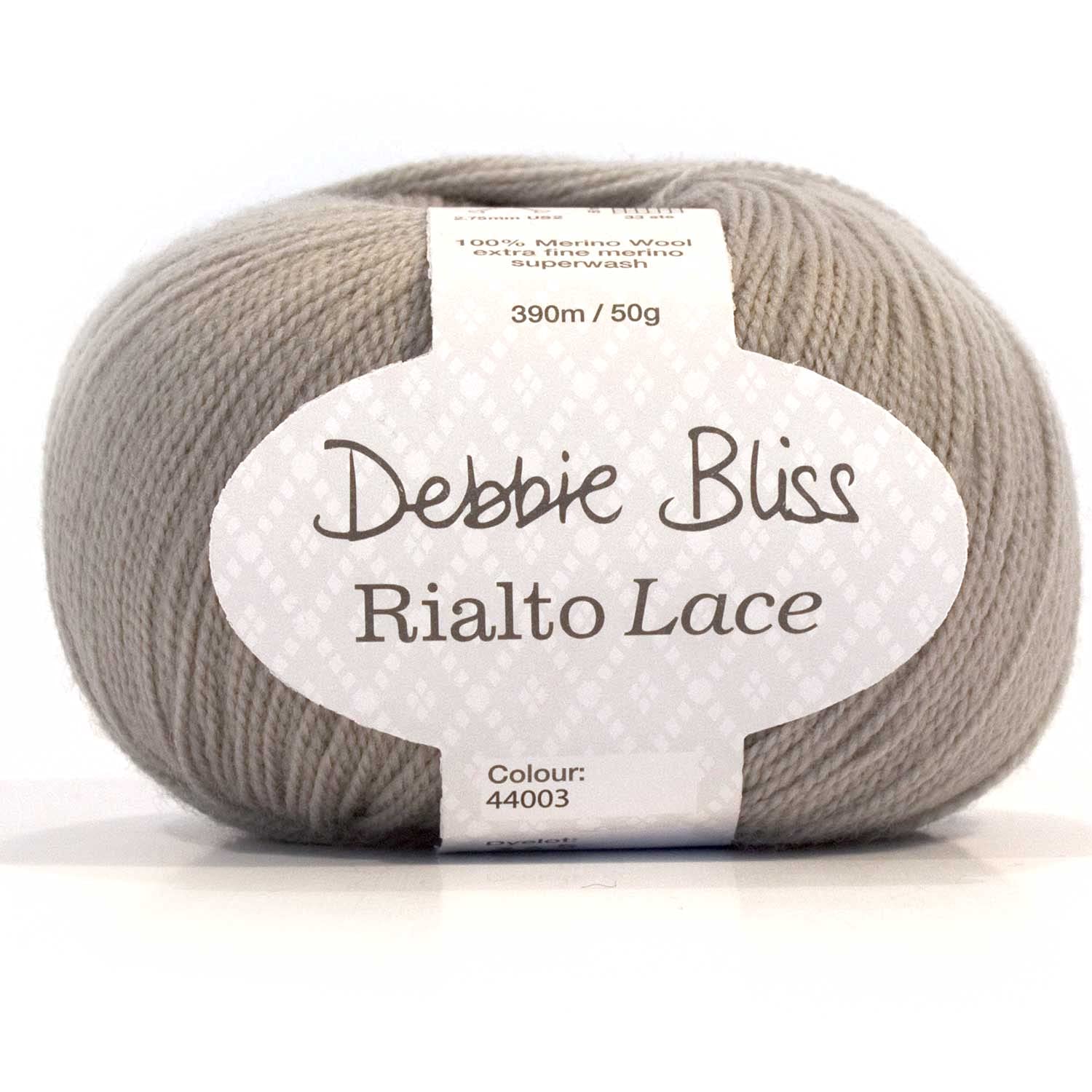Debbie Bliss Rialto Lace Yarn, Grey