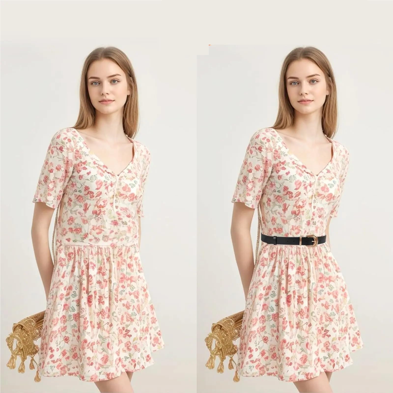 Ceinture femme avec boucle, style western, en cuir noir, rétro Pour Femme