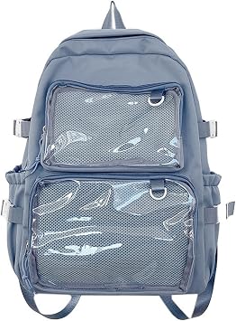 Itabag Backpack Lovely Backpack Student School Backpack Japanese Style Backpack Large Capacity Pin Display Backpack