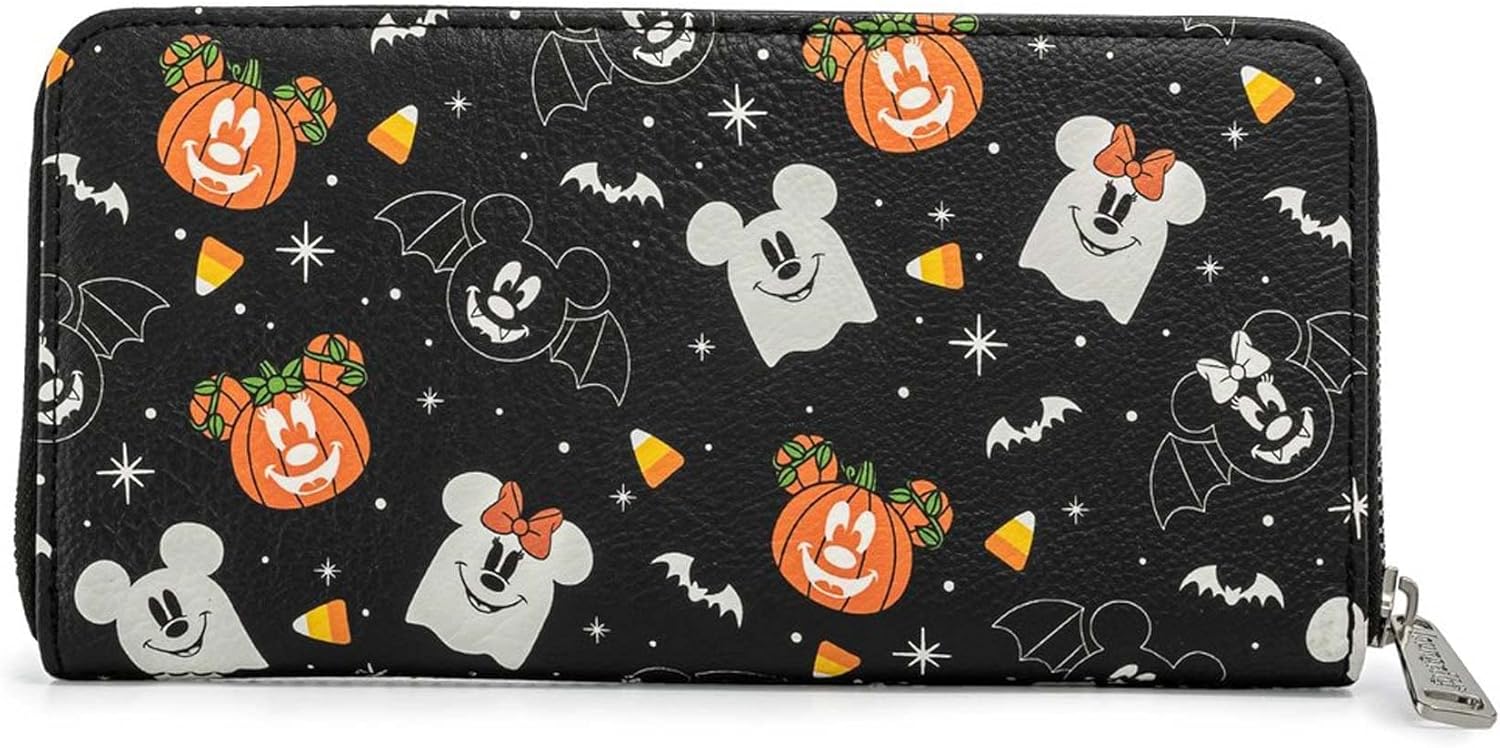 Loungefly Disney Spooky Mice Mickey and Minnie Candy Corn Wallet - Image 3
