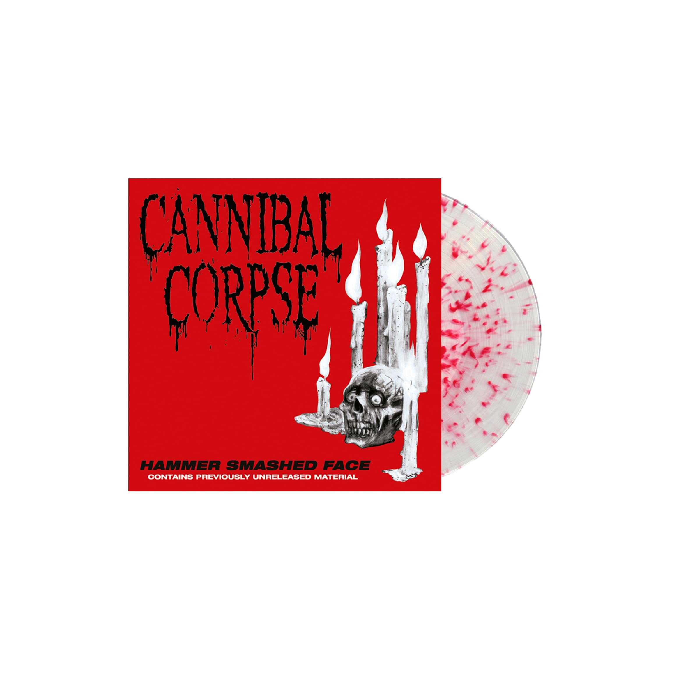 Cannibal Corpse Hammer Smashed Face (clear W/ Red Splatter Vinyl) LP New 8033416
