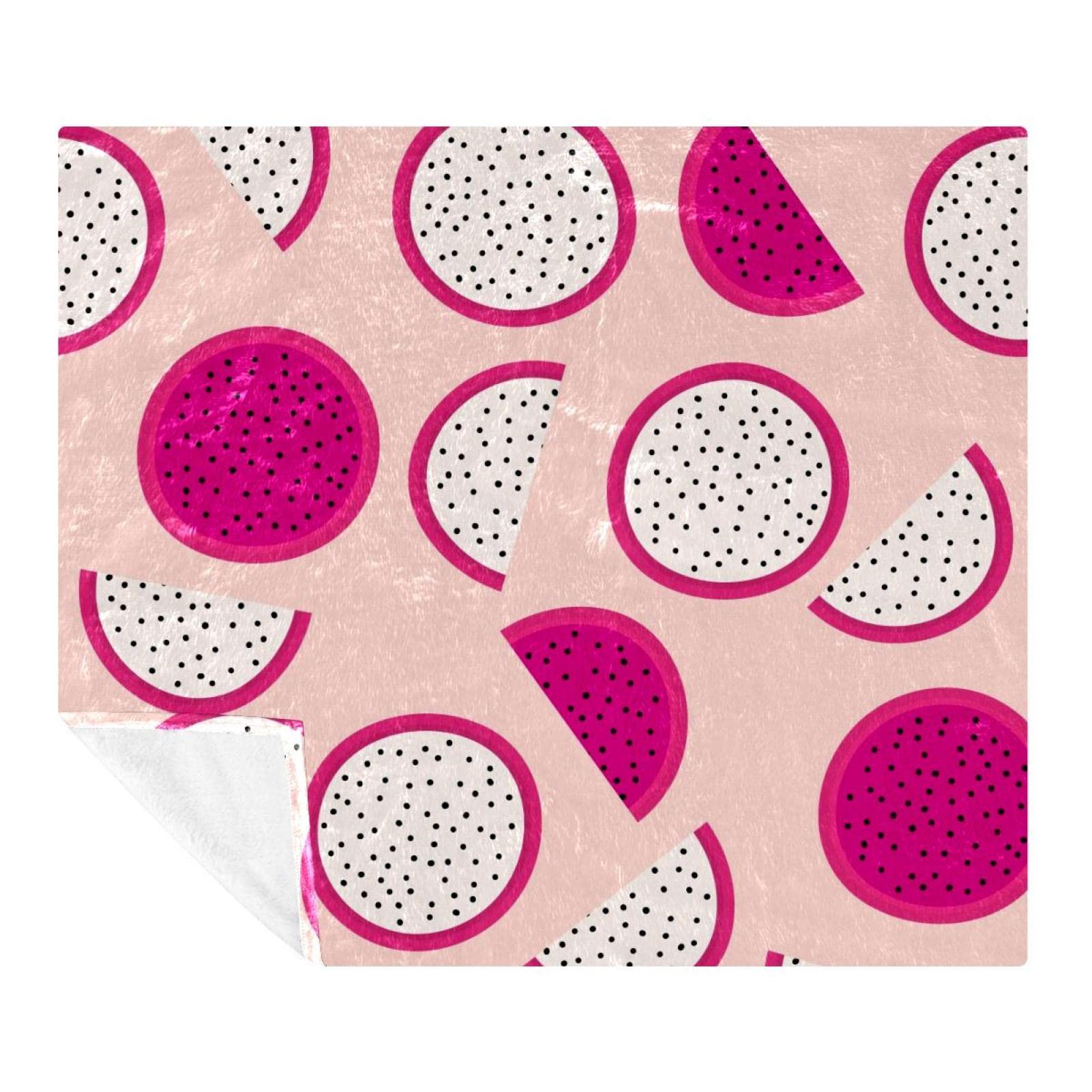 Couverture douce dragon fruits pour envelopper de tendresse les petits et grands