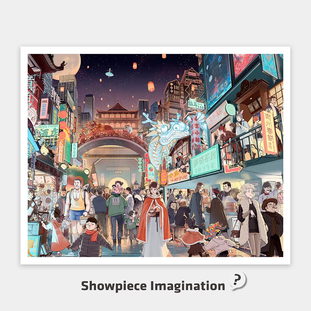 Pintoo Imagination Series Jigsaw Puzzles 2000 Piece for Adults - Maiya - Legend of The First Snow Challenge with Hidden Puzzle Pieces Requiring