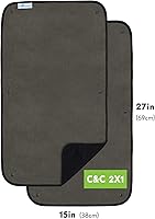 Vista 2 de Paw Inspired Forro lavable para jaula de conejillo de indias, ropa de cama de forro polar para conejillos de indias, hurones, conejos, hámsters