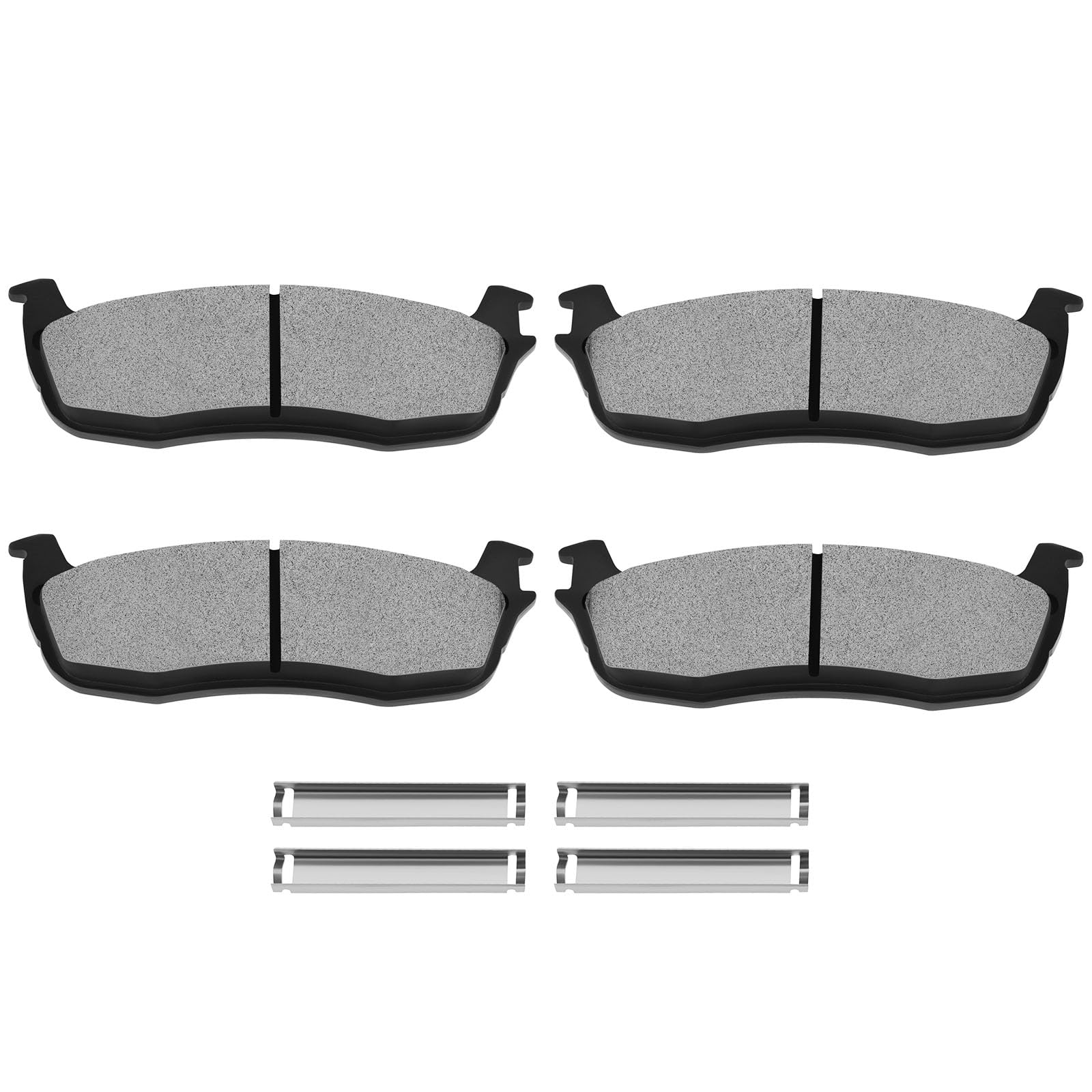 SCITOO Disc Brake Pads Kits D879-7584 Semi Metallic Rear Brake Pads Set Fit For Ford For Expedition 1997-2002,For Ford For F-150 1996-2003,For Ford For F-250 1997-1999,For Ford For F-250 HD 1997