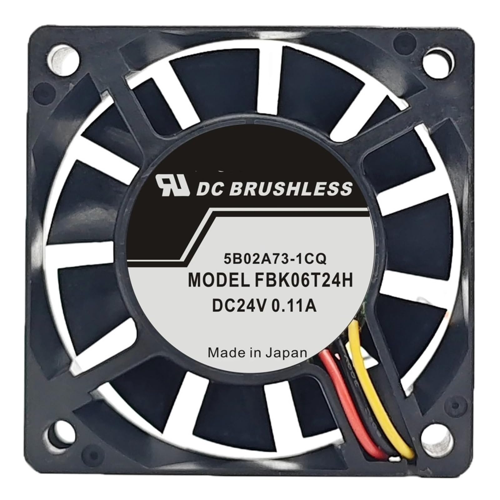 ZBWZXBDJ Cooling Fan FBA06T24H FBK06T24H DC 24V 0.11A 6cm 6015 60x60x15mm 2-Wire(FBK06T24H)