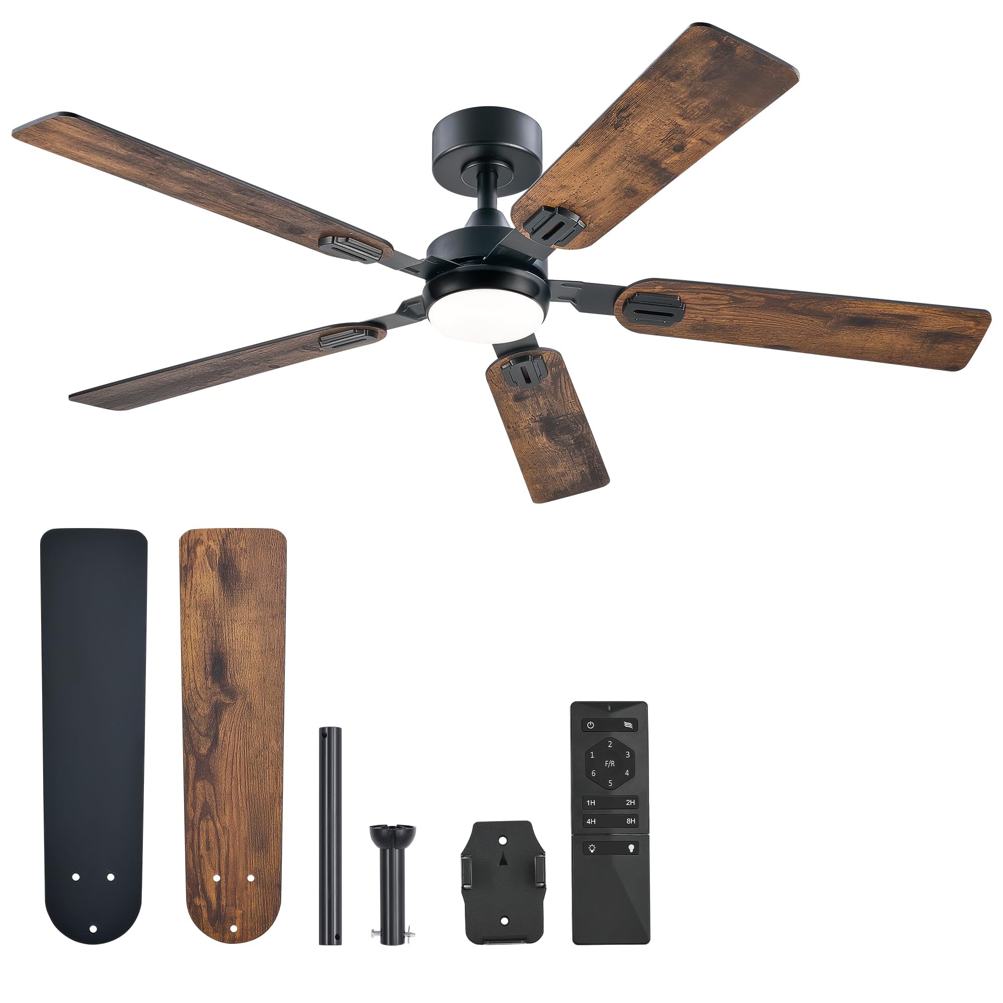 TechBrey Ventilatore da Soffitto Silenzioso Patroclo Bianco 132cm Motor TechBrey Ventilatore da Soffitto Silenzioso Patroclo Bianco 132cm Motor