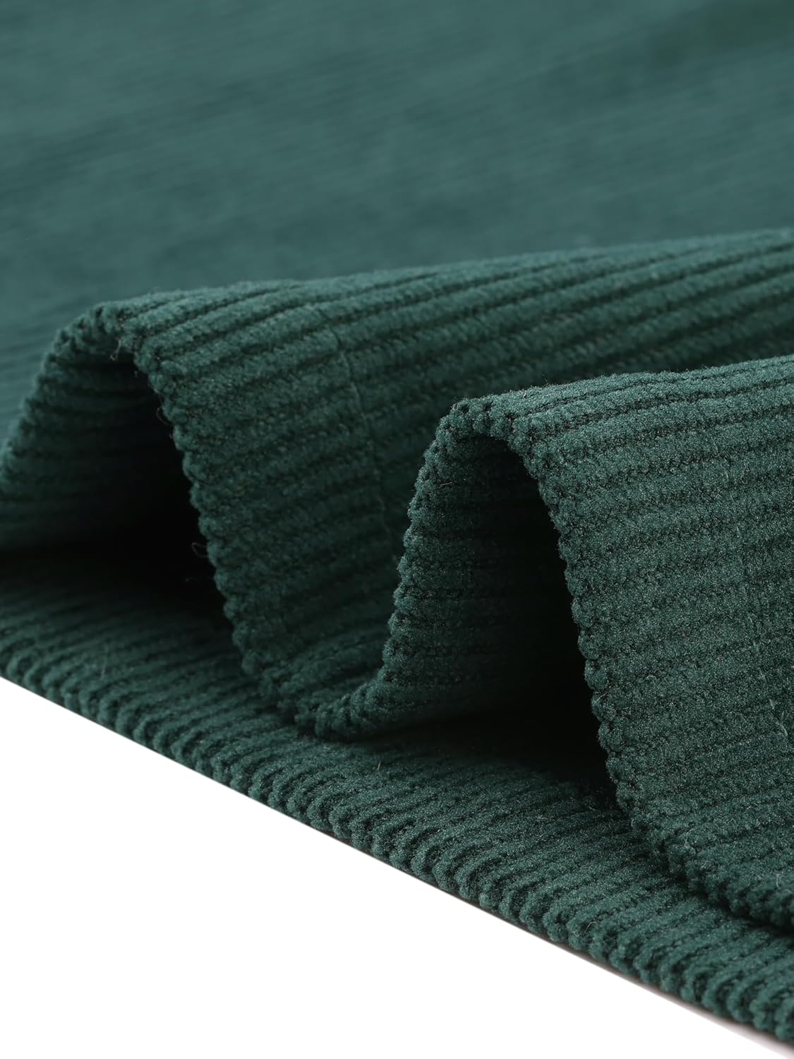 Allegra K Women's Corduroy Vintage Button Decor Ruffled Trim High Waist Short Skirt - Image 5