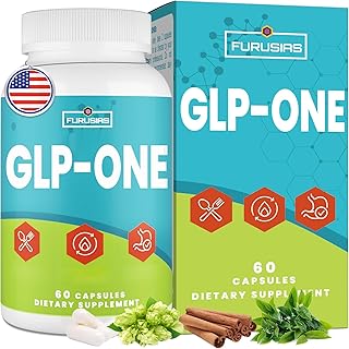 GLP-ONE, 16 in 1 GLP ONE Supplement for Women & Men, 4X GLP-ONE Targeted Formula with Hops, Green Tea Extract & Cinnamon Bark, GLP ONE for Gut, Digestion & Overall Health, Vegan, 60 Caps