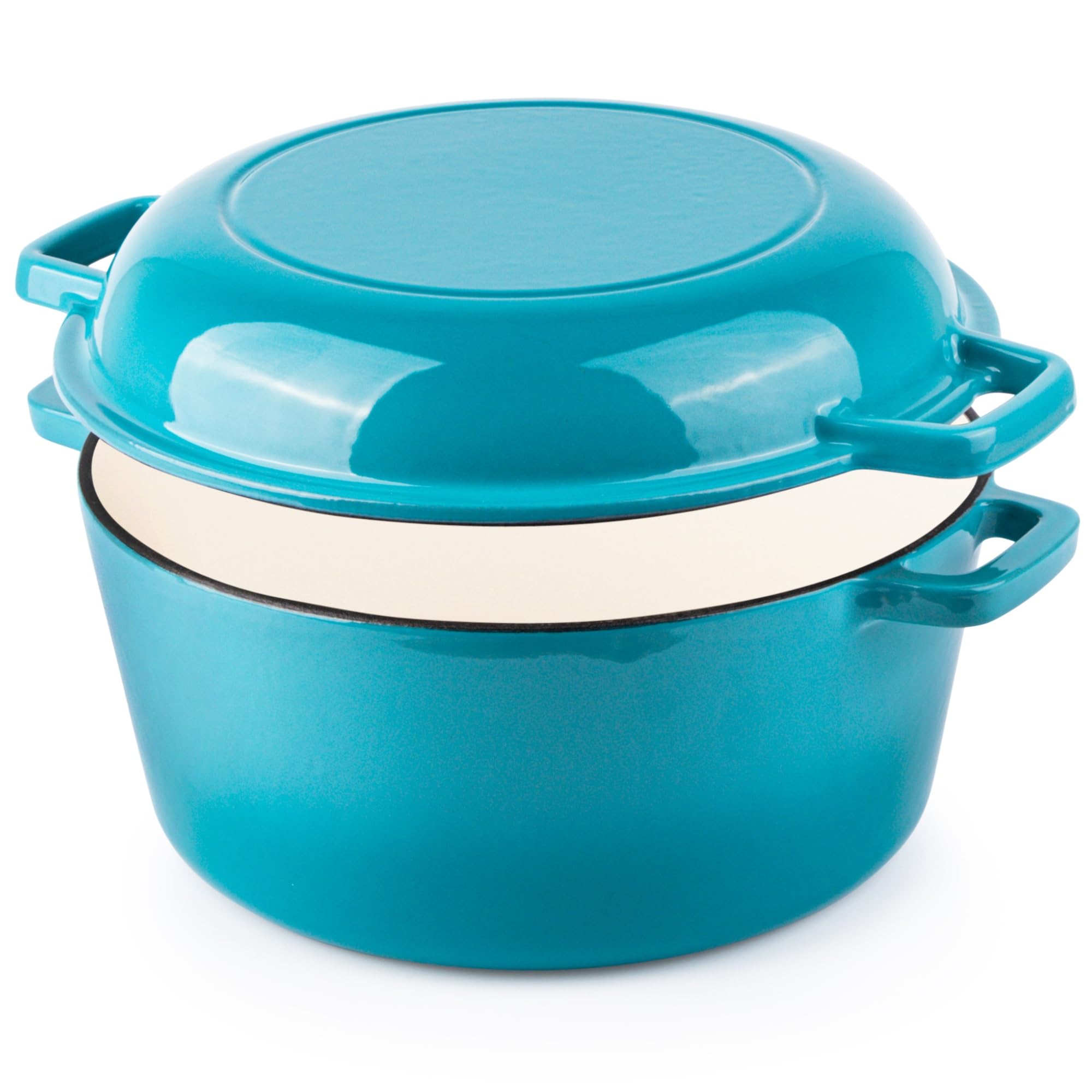 Enamelled Cast Iron Dutch Oven Casserole Pot - Cast Iron Ski