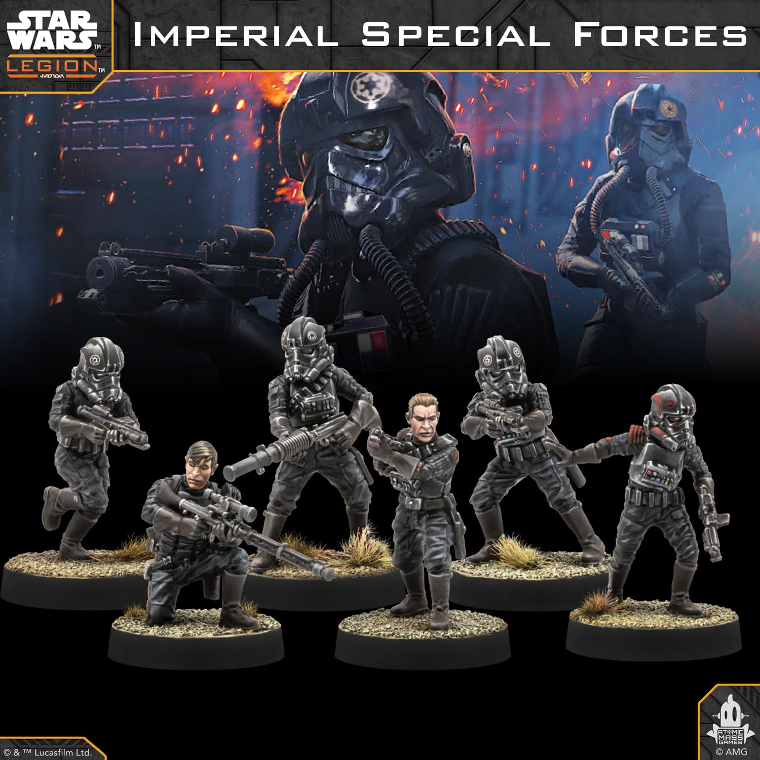 Asmodee | Star Wars: Legion Imperial Special Forces | Gioco di miniature | Età 14+ anni | 2 giocatori | Tempo di gioco: 90 minuti