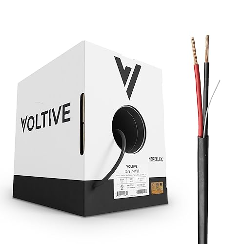 Miniatura 7 de Voltive Cable de altavoz 162 - 16 AWGcalibre 2 conductores - UL listado en la pared nominal (CL2CL3) - Cobre sin oxígeno (OFC) - Caja de tracción de