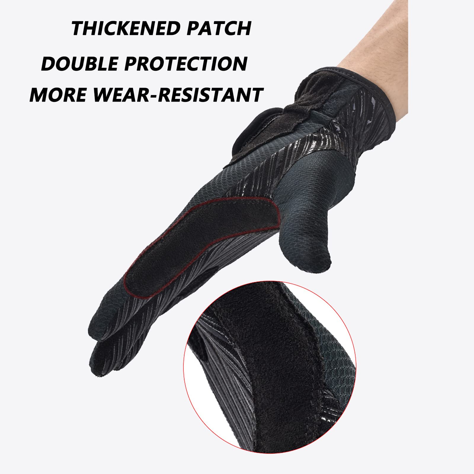 Guantes Profesionales para Equitación Transpirables con Capacidad Táctil para Pantallas