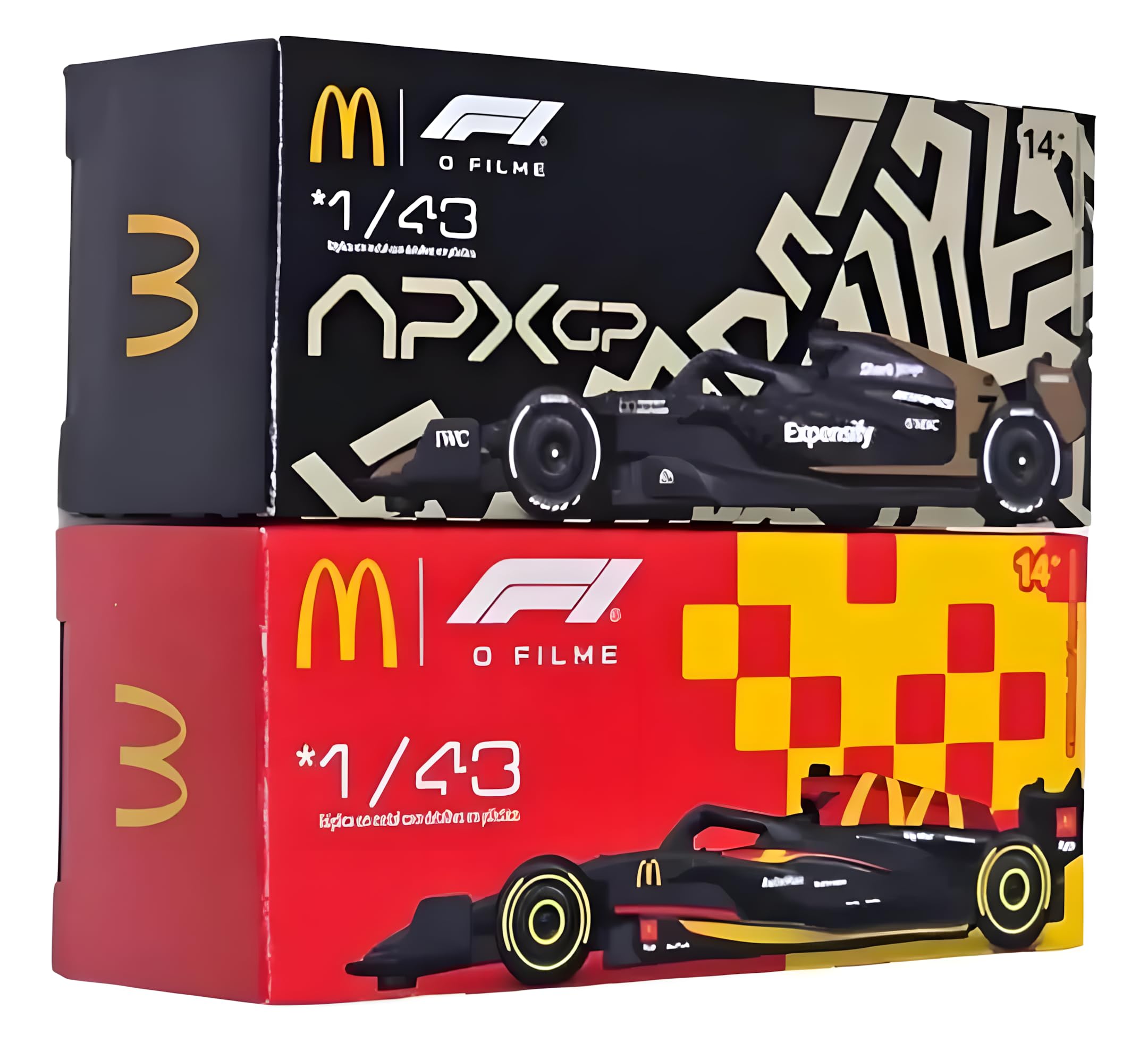 Miniatura F1 Filme Mcdonalds Exclusivo Original 1/43 Kit com 2