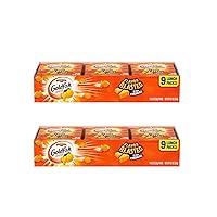 Vista 10 de Goldfish Flavor Blasted Xtra Cheddar Cheese Crackers, Galletas de Bocadillo Horneadas, Paquetes de Bocadillos para Llevar de 0.9 oz, Bandeja de 9