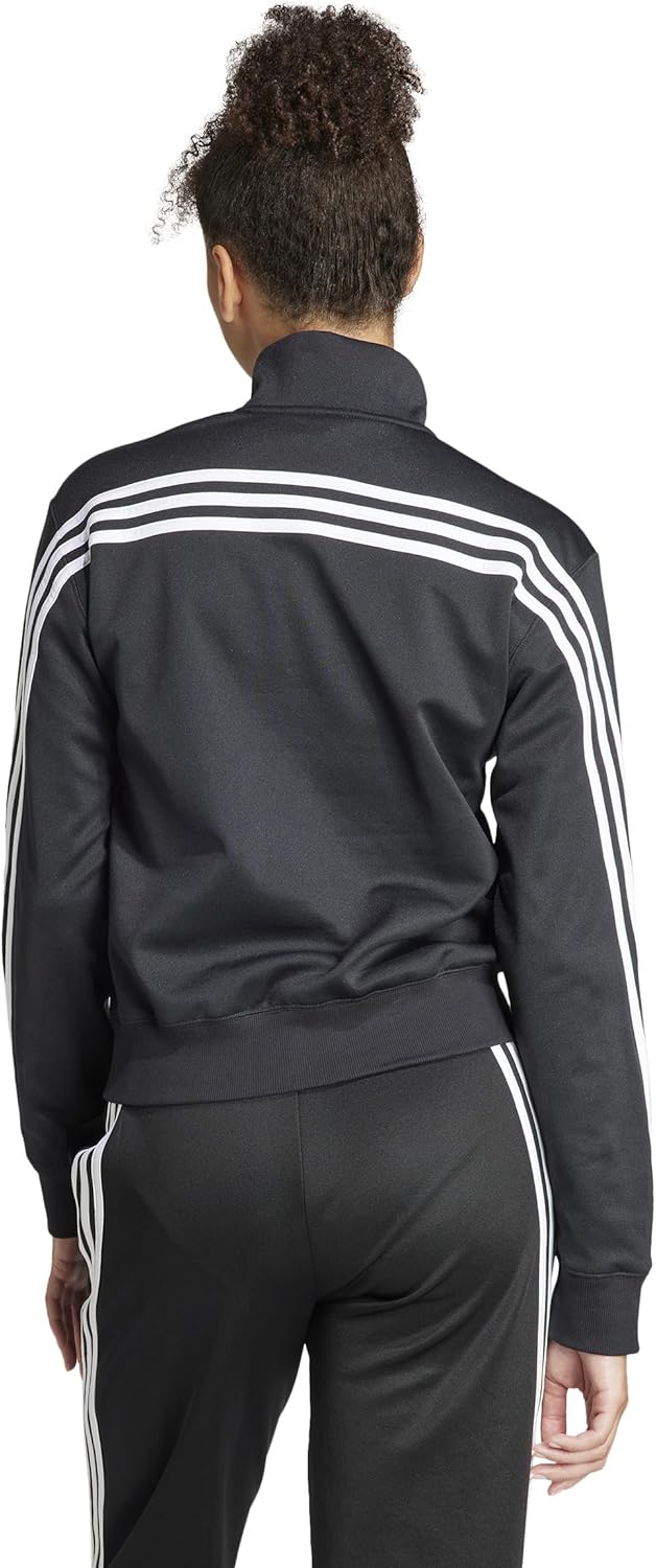 adidas womens Iconic Warpping 3-stripes Snap Tracktop - Image 2