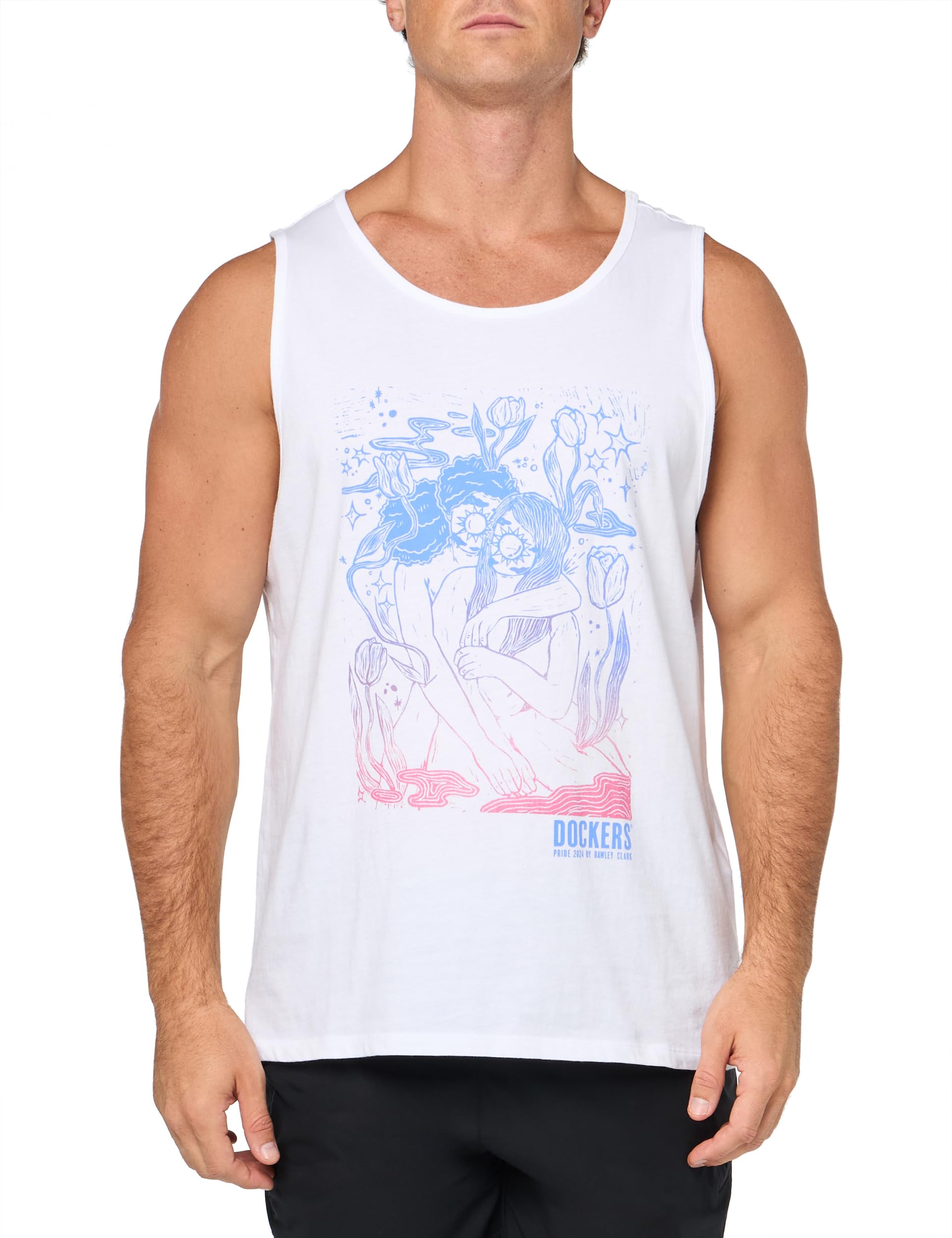 DOCKERSMen's Unisex Regular Fit Pride Tank