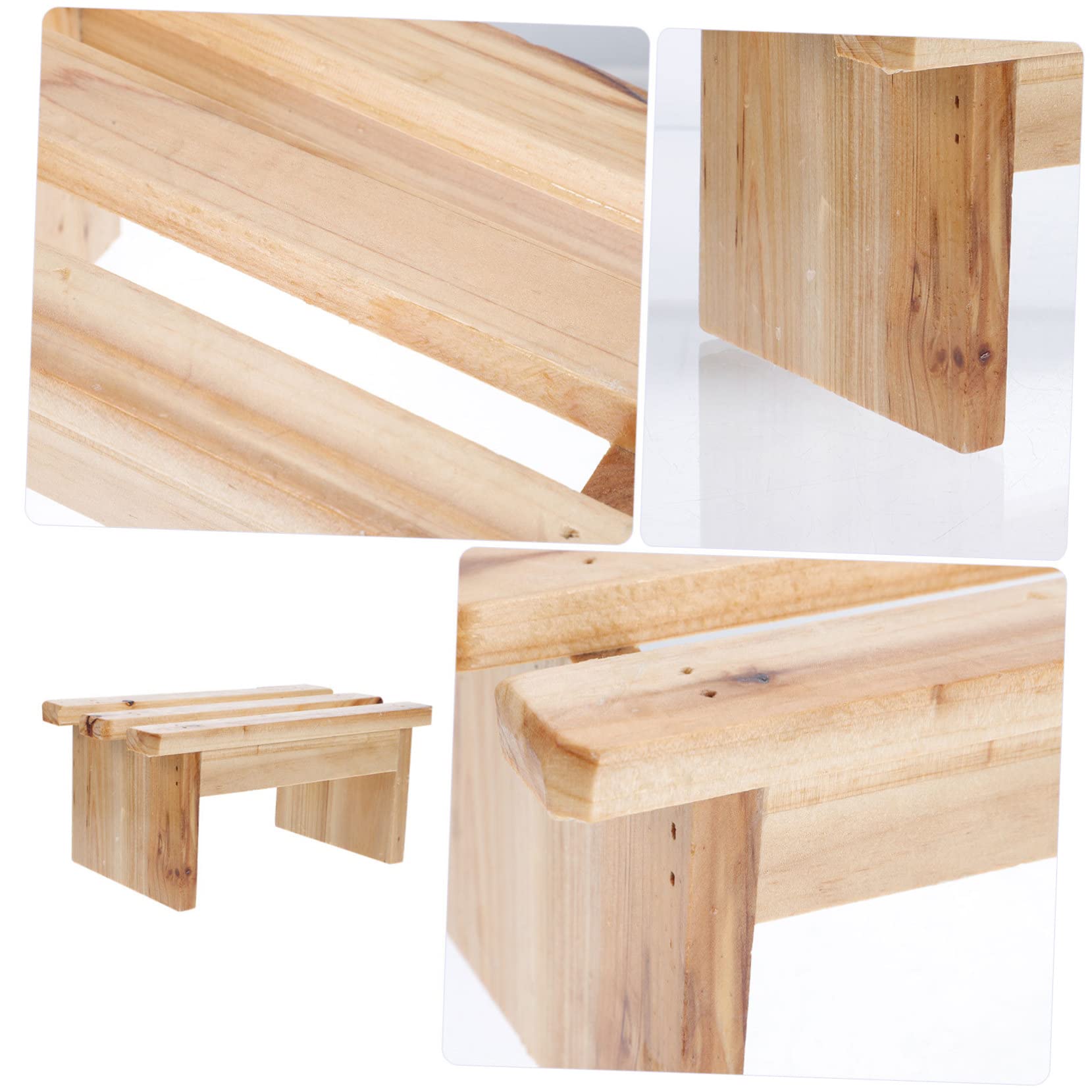 Tabouret de bain en bois chaise repose-pieds seau de bain