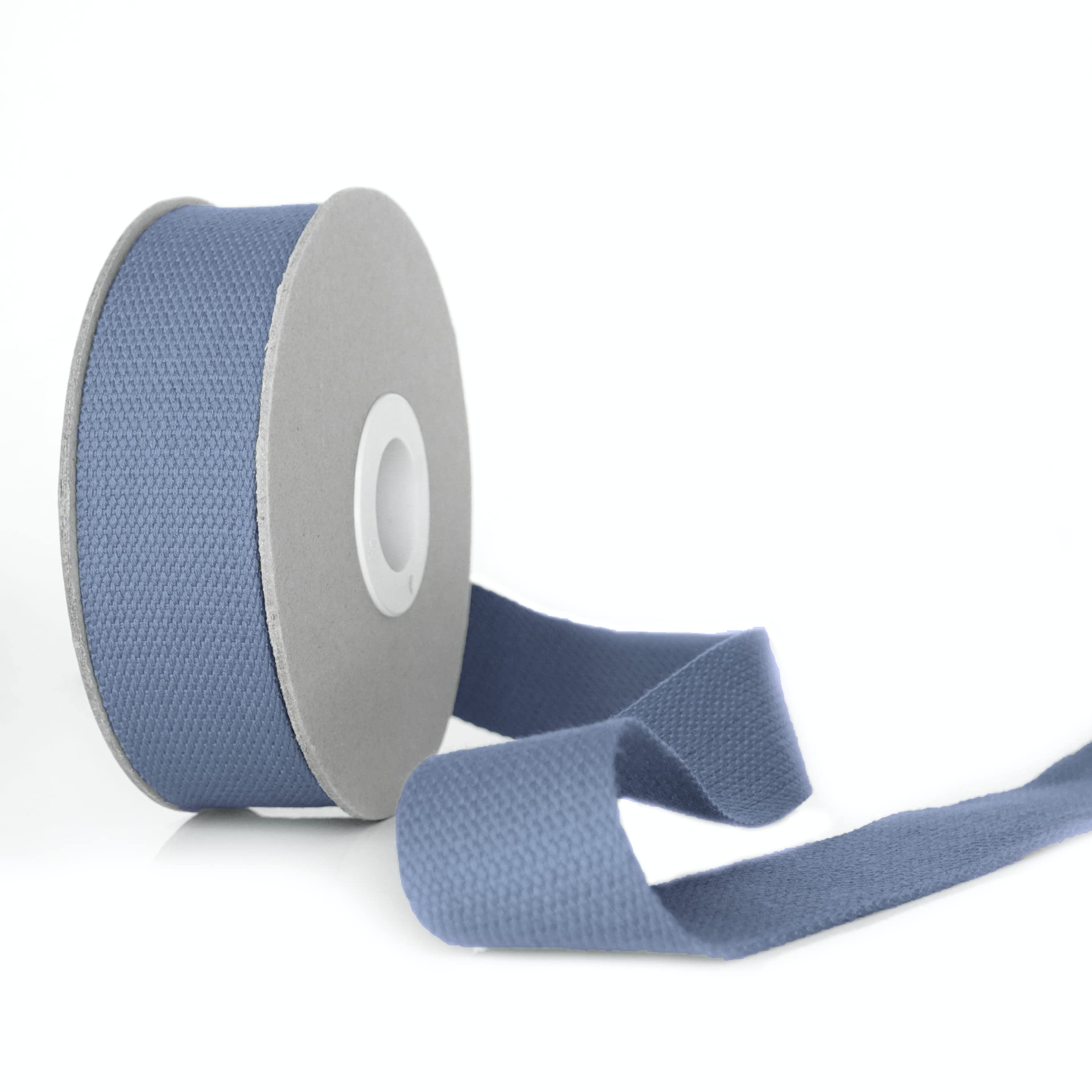 Trimz Cotton Webbing – Slate – 25mm x 10m — image 1