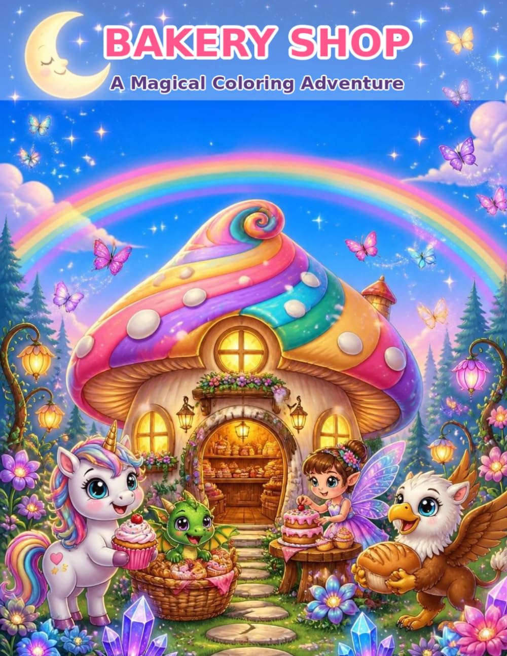 Bakery Shop: A Magical Coloring Adventure