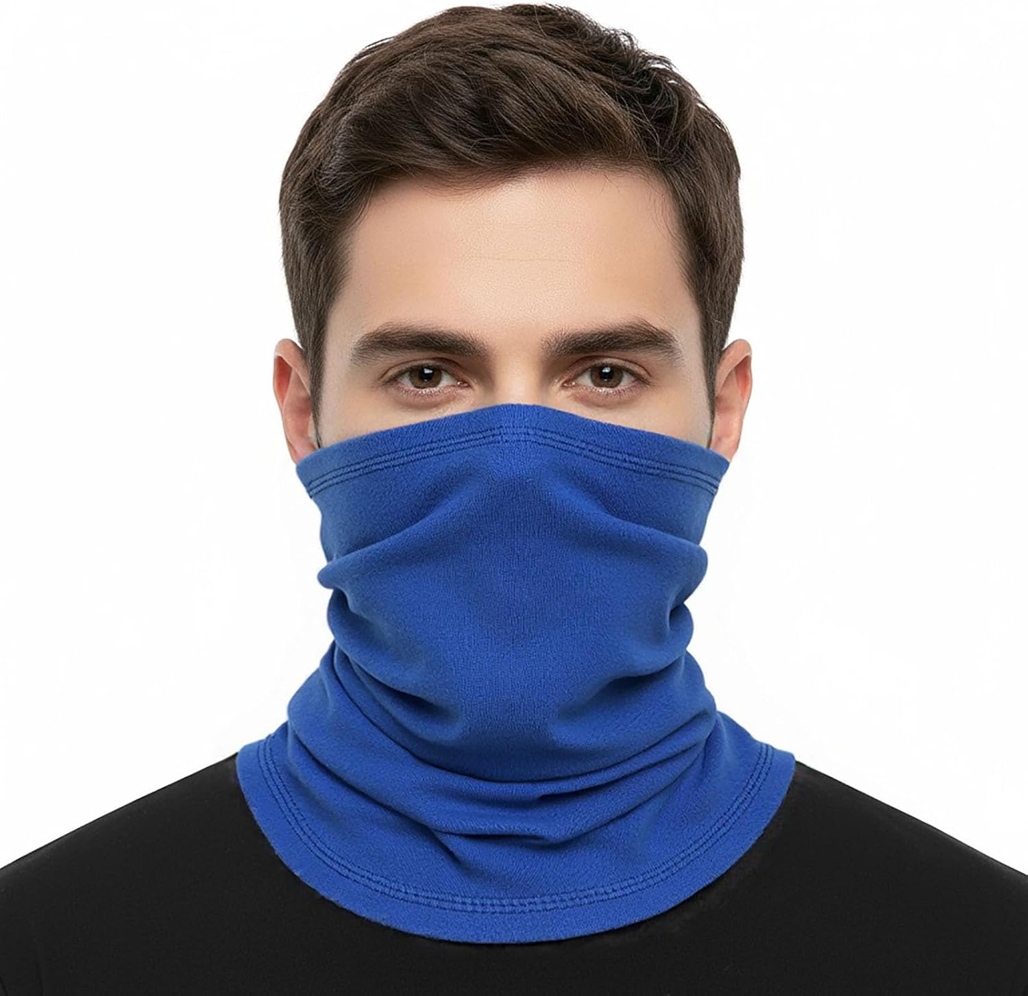 Winter Fleece Neck Gaiter Scarf Warmer Neck Gaiter Face Mask For Cold Weather Windproof Face Cover