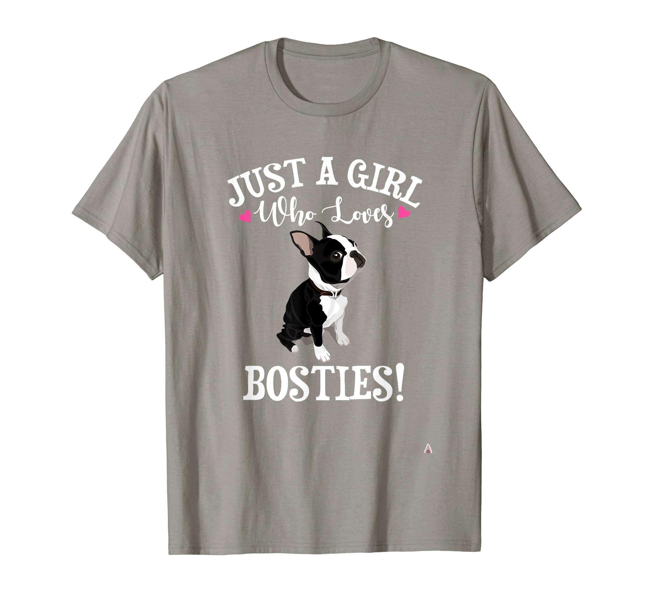 Funny Bostie Gifts Graphic Tee Shirts & HoodiesGirl Who Loves Boston Terrier Lover T-Shirt
